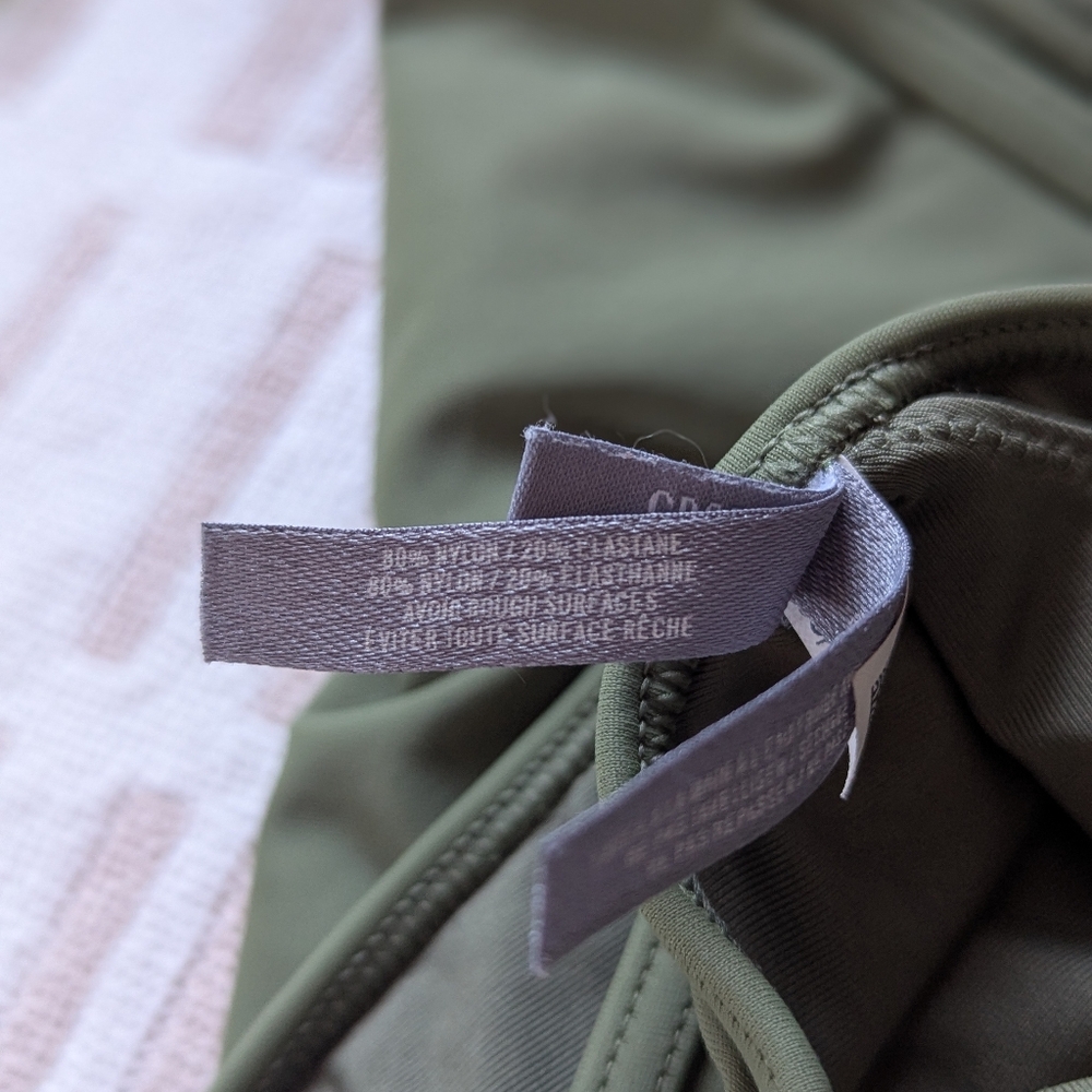 aerie | High Neck Tie Back Swim Top - Picture 8 of 10